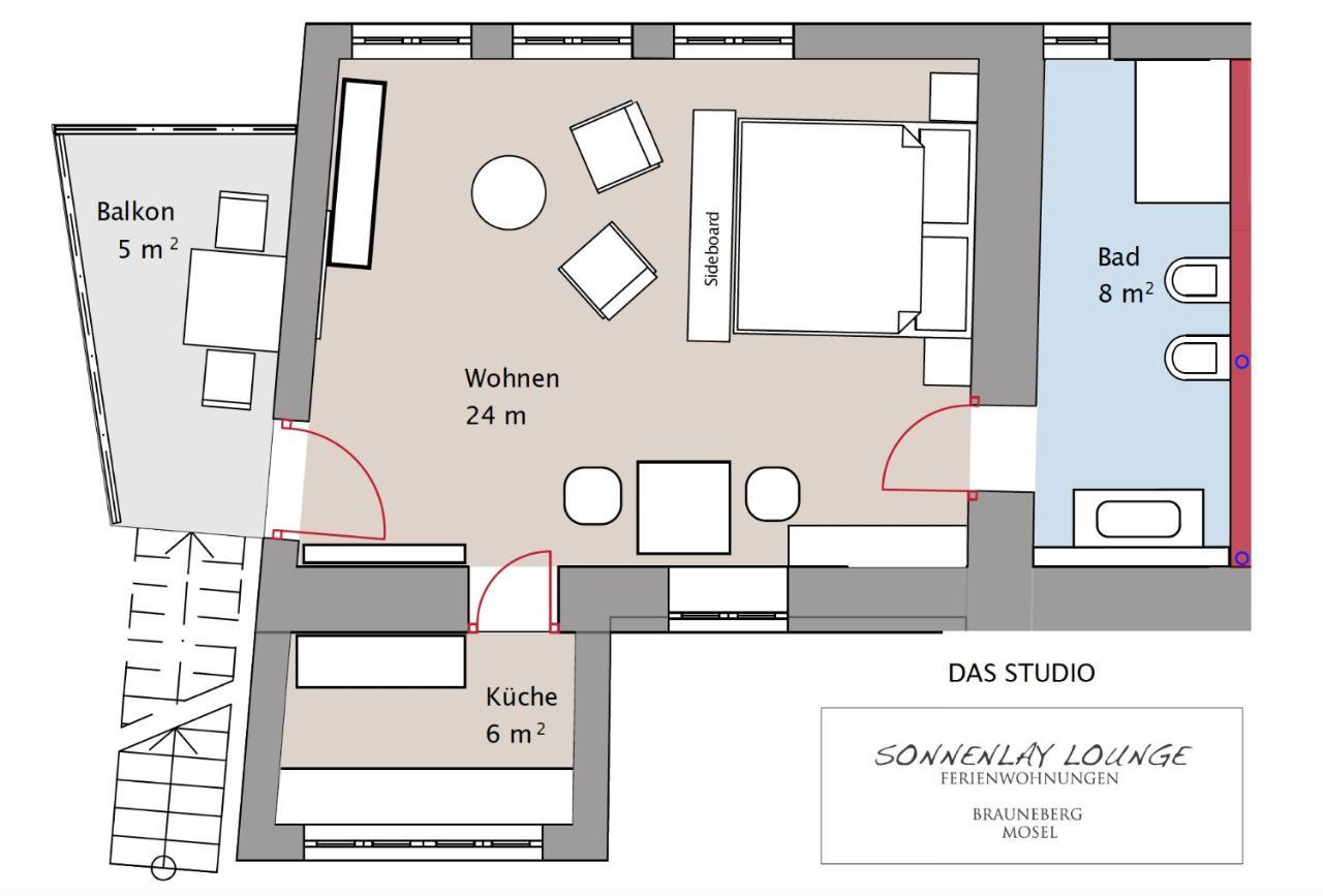 Sonnenlay Lounge - Studio & Ferienhaus Brauneberg Extérieur photo
